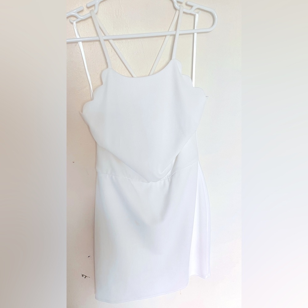 Mini white dress